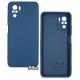 Чехол для Xiaomi Redmi Note 10, Silicone cover, WAVE Colorful Case, софттач силикон, (blue)