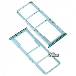Держатель SIM карты Samsung A515, A715 Galaxy A51, A71, синий