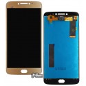 Дисплей для Motorola XT1771 Moto E4 Plus, золотистий, з сенсорним екраном (дисплейний модуль), China quality