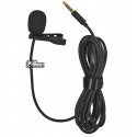 Микрофон на клипсе (петличка) HOCO DI02 Clip microphone, черный