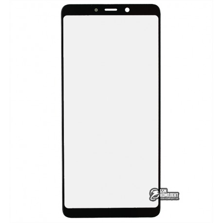 Скло дисплея Samsung A920F / DS Galaxy A9 (2018), з OCA плівкою, чорне