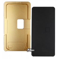 Комплект форм (из металла и резины) APPLE iPhone 11 PRO MAX, для отцентровки и склеивания дисплея со стеклом оснащённым дисплейной рамкой