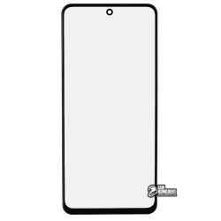 Скло дисплея Xiaomi Redmi Note 9 Pro, Redmi Note 9S, M2003J6B2G, M2003J6A1G, OCA-плівкою, чорне