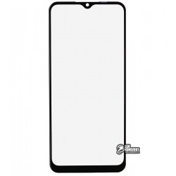 Скло дисплея Realme C11, з OCA-плівкою, чорне