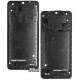 Рамка крепления дисплея для Samsung A125 Galaxy A12 (2020), черная