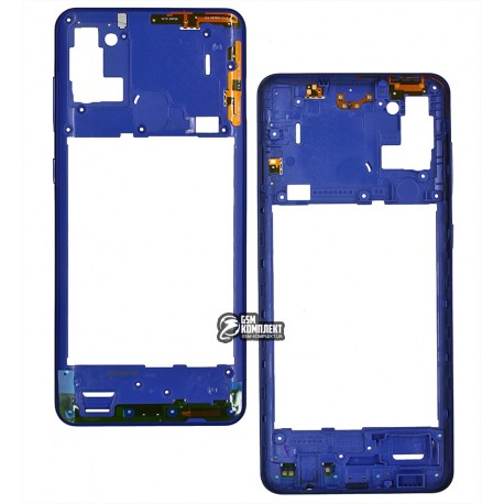 Средняя часть корпуса Samsung A217 Galaxy A21s (2020), синяя