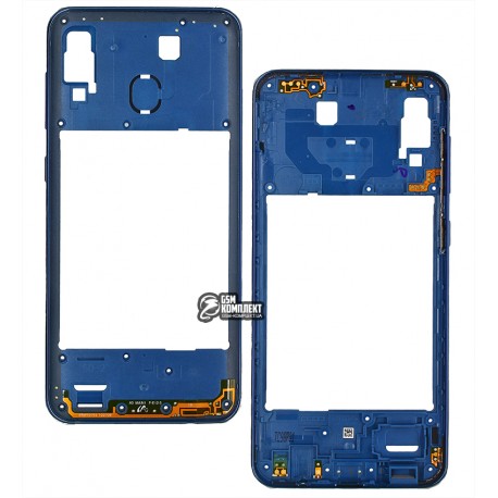 Средняя часть корпуса Samsung A305 Galaxy A30, синяя