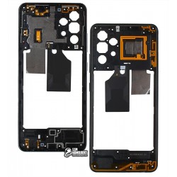 Середня частина корпуса Samsung A325 Galaxy A32 (2021), чорна