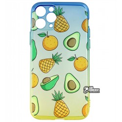 Чехол для iPhone 11 Pro, WAVE Sweet & Acid, силикон, (blue/yellow/avocado) Чехол для iPhone 11 Pro, WAVE Sweet & Acid, силикон, (blue/yellow/avocado)