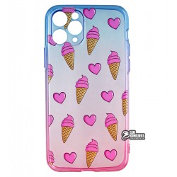 Чехол для iPhone 11 Pro, WAVE Sweet & Acid, силикон, (blue/pink/ice cream) Чехол для iPhone 11 Pro, WAVE Sweet & Acid, силикон, (blue/pink/ice cream)
