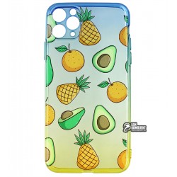 Чехол для iPhone 11 Pro Max, WAVE Sweet & Acid, силикон, (blue/yellow/avocado) Чехол для iPhone 11 Pro Max, WAVE Sweet & Acid, силикон, (blue/yellow/avocado)