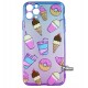 Чехол для iPhone 11 Pro Max, WAVE Sweet & Acid, силикон, (blue/purple/soda)