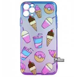 Чехол для iPhone 11 Pro Max, WAVE Sweet & Acid, силикон, (blue/purple/soda) Чехол для iPhone 11 Pro Max, WAVE Sweet & Acid, силикон, (blue/purple/soda)