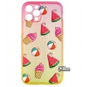 Чехол для iPhone 12 Pro, WAVE Sweet Acid, силикон, (red/yellow/watermelon)