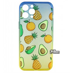 Чохол для iPhone 12 Pro Max, WAVE Sweet & Acid, силікон, (blue / yellow / avocado) Чохол для iPhone 12 Pro Max, WAVE Sweet & Acid, силікон, (blue / yellow / avocado)