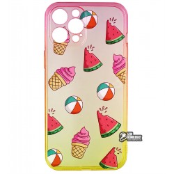 Чохол для iPhone 12 Pro Max, WAVE Sweet & Acid, силікон, (red / yellow / watermelon) Чохол для iPhone 12 Pro Max, WAVE Sweet & Acid, силікон, (red / yellow / watermelon)