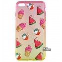 Чехол для iPhone 7 Plus/8 Plus, WAVE Sweet Acid, силикон, (red/yellow/watermelon)
