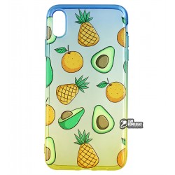 Чехол для iPhone Xs Max, WAVE Sweet & Acid, силикон, (blue/yellow/avocado) Чехол для iPhone Xs Max, WAVE Sweet & Acid, силикон, (blue/yellow/avocado)