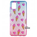 Чехол для Samsung A515 Galaxy A51, wave Sweet Acid, силикон, (blue/pink/ice cream)