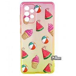 Чохол для Samsung A725 Galaxy A72, wave Sweet & Acid, силікон, (red / yellow / watermelon) Чохол для Samsung A725 Galaxy A72, wave Sweet & Acid, силікон, (red / yellow / watermelon)