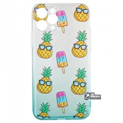 Чехол для iPhone 11 Pro, WAVE Sweet & Acid, силикон, (white/turquoise/pineapple) Чехол для iPhone 11 Pro, WAVE Sweet & Acid, силикон, (white/turquoise/pineapple)