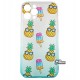 Чохол для iPhone 12 Pro Max, WAVE Sweet & Acid, силікон, (white / turquoise / pineapple)