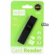 Карт-Ридер Hoco HB20 Mindful (USB3.0) (black)