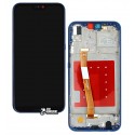 Дисплей для Huawei P20 Lite, синий, с тачскрином, с рамкой, High quality, ANE-L21/ANE-LX1