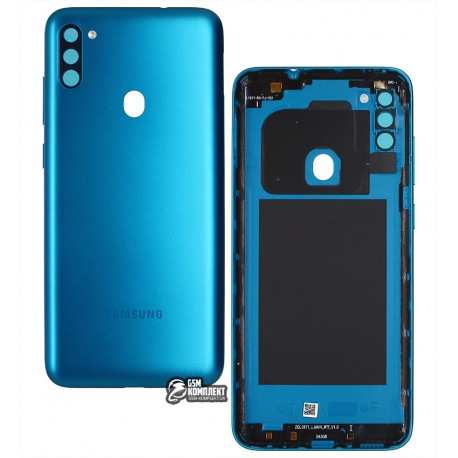 Задня панель корпусу для Samsung M115 Galaxy M11, синя