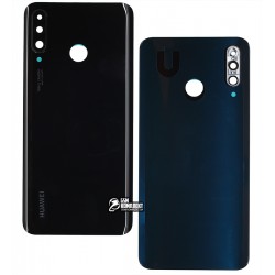 Задня панель корпуса для Huawei P30 Lite, чорний, із склом камери, 48 MP