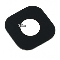 Скло камери для Samsung A310F Galaxy A3 (2016), A510F Galaxy A5 (2016), A710F Galaxy A7 (2016), чорний, без рамки