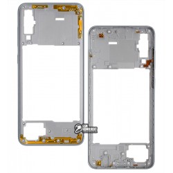 Середня частина корпуса для Samsung A705 Galaxy A70, A705F / DS Galaxy A70, сіра