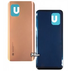 Задняя панель корпуса для Xiaomi Mi 10 Lite, Mi 10 Youth 5G, оранжевая, Orange/Peach, M2002J9G