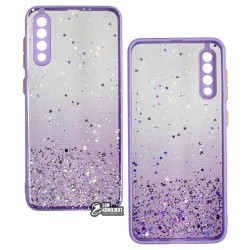 Чехол для Samsung A307, A505, A507 Galaxy A30s, A50, A50s, WAVE Sparkles Case, пластик-силикон,(purple)