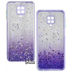 Чохол для Xiaomi Redmi Note 9S, Redmi Note 9 Pro, WAVE Sparkles Case, пластикова кришка, силіконова рамка