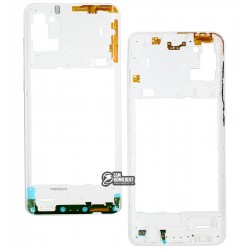 Середня частина корпуса Samsung A217 Galaxy A21s (2020), біла, з бічними кнопками