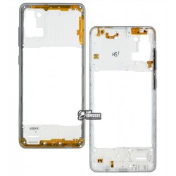 Середня частина корпуса Samsung A315 Galaxy A31, срібляста