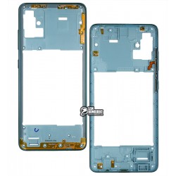 Средняя часть корпуса Samsung A515 Galaxy A51 (2020), голубая