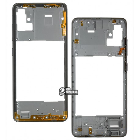 Средняя часть корпуса Samsung A515 Galaxy A51 (2020), серебристая