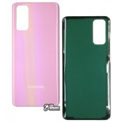 Задня панель корпусу для Samsung G980 Galaxy S20, рожевий