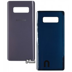 Задняя крышка батареи для Samsung N950F Galaxy Note 8, серая, orchid gray
