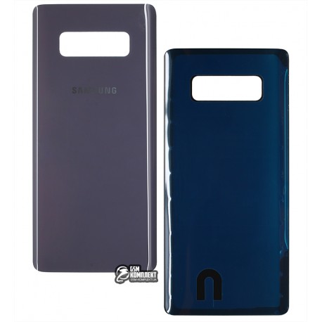 Задня кришка батареї для Samsung N950F Galaxy Note 8, сірий колір, orchid gray