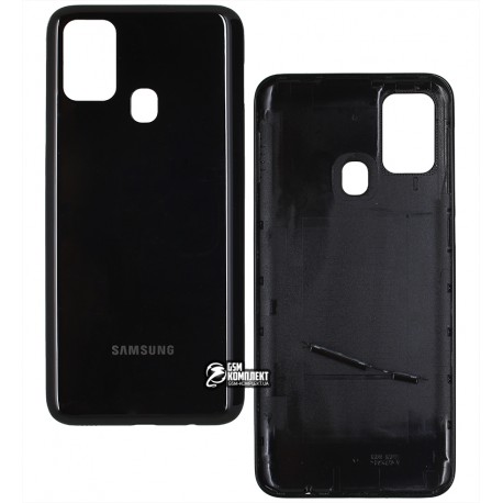 Задня панель корпусу для Samsung M315 Galaxy M31, M315F / DS Galaxy M31, чорна