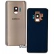 Задняя панель корпуса для Samsung G960F Galaxy S9, золотистый, полная, со стеклом камеры, оригинал (PRC), Sunrise Gold