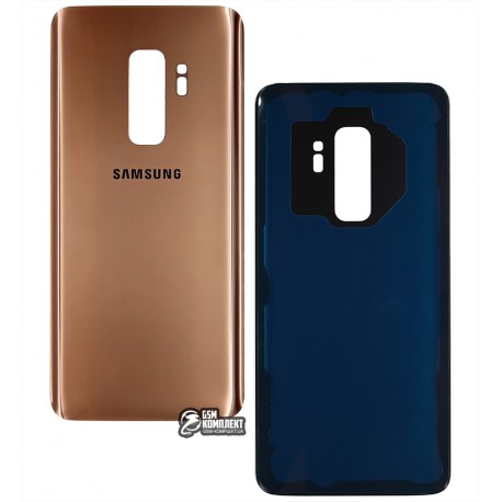 Задняя панель корпуса для Samsung G965F Galaxy S9 Plus, золотистый, оригинал (PRC), Sunrise Gold