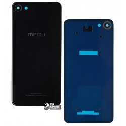 Задня панель корпуса для Meizu U10, чорний, із склом камери, оригінал