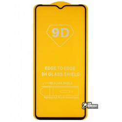 Захисне скло для Oppo A15, A15s 2.5D, Full Glue, чорне