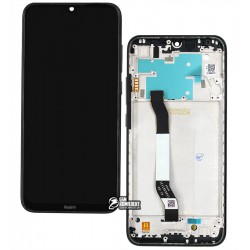 Дисплей Xiaomi Redmi Note 8, чорний, з тачскріном, з рамкою, Original PRC, M1908C3JH, M1908C3JG, M1908C3JI