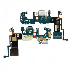 Шлейф Samsung G955F Galaxy S8 Plus, конектора зарядки, з мікрофоном, China quality Шлейф Samsung G955F Galaxy S8 Plus, конектора зарядки, з мікрофоном, China quality
