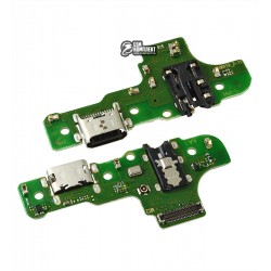 Шлейф для Samsung A207F/DS Galaxy A20s, конектора зарядки, з мікрофоном, High Copy, (плата зарядки), M12 Шлейф для Samsung A207F/DS Galaxy A20s, конектора зарядки, з мікрофоном, High Copy, (плата зарядки), M12